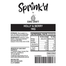 1kg Sprink'd Mix - Holly & Berry