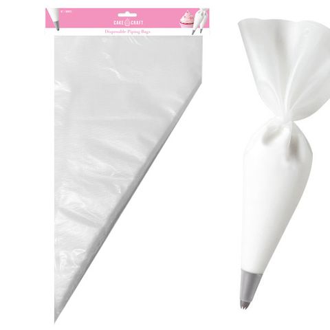 Cake Craft 100pk Disposable Piping Bag 18in
