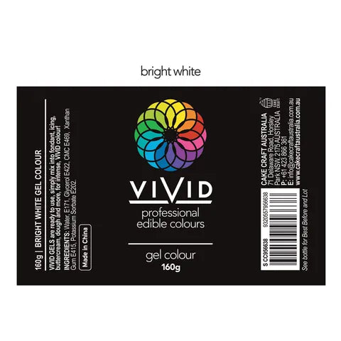 160g Vivid Gel Colour - Bright White