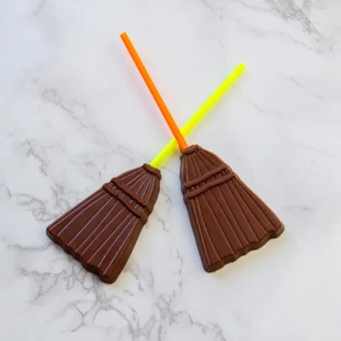 Chocolate Mould - Broom Lollipop