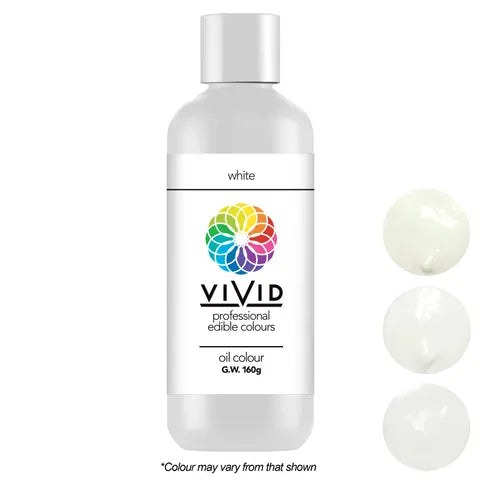 160g Vivid Oil Colour - White