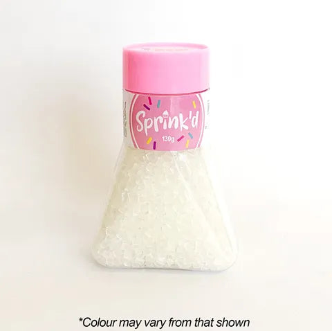 Sprink'd Sugar Rocks - White 130g.
