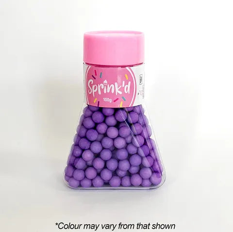Sprink'd 8mm Sugar Balls - Purple 100g.