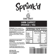 Sprink'd 1kg Sprinkles - 14mm Carrots