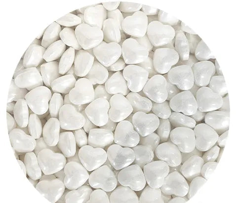 Sprink'd 12mm HEARTS White 110g.