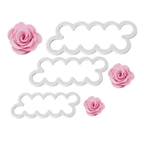 3PC Cutter Set - Easy Rose.