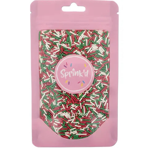 Sprink'd Jimmies Christmas 500g
