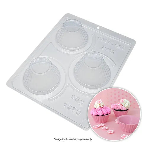 BWB -  Cupcake Case 3PC Chocolate Mould.