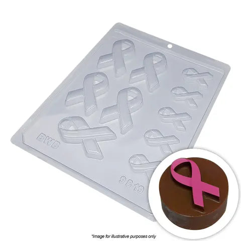 Chocolate Mould - Pink Ribbon.