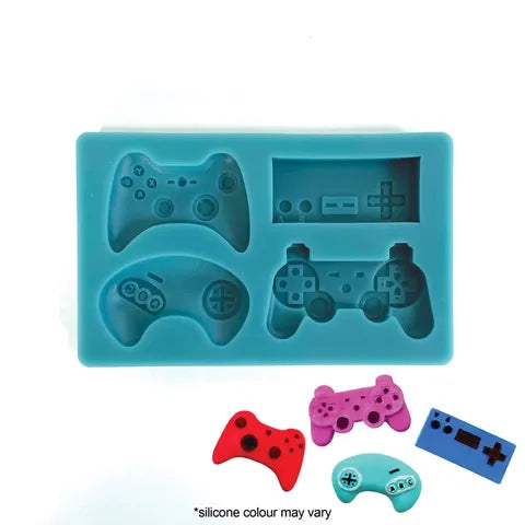 Cake Craft Silicone Mould - Mini Playstation and Xbox Controller
