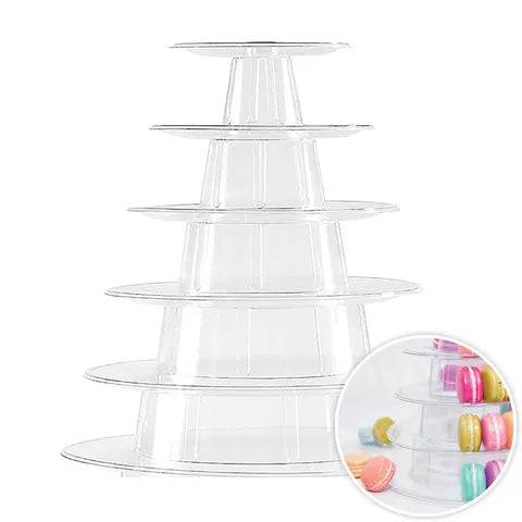 6 Tier Round Macaron Stand