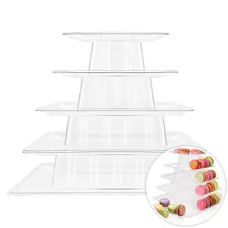 5 Tier Square Macaron Stand