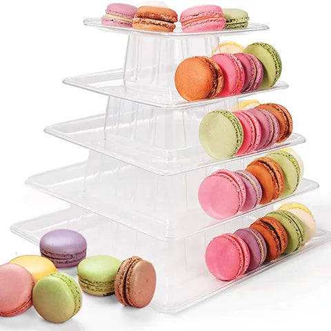 5 Tier Square Macaron Stand