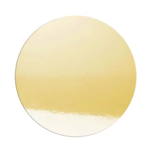 Cake Craft- 8" Round Board - Gold Mirror