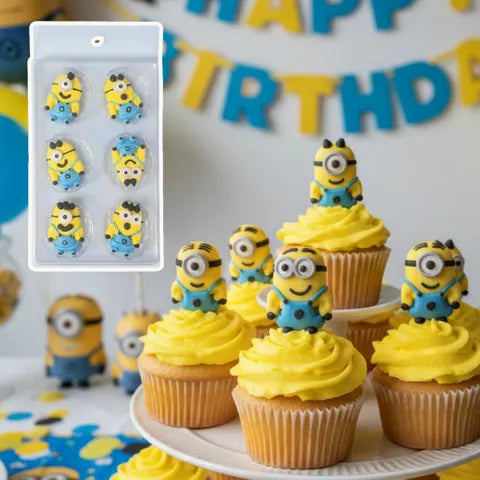 Sugar Decorations - 6PC Minions