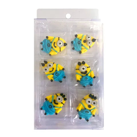 Sugar Decorations - 6PC Minions