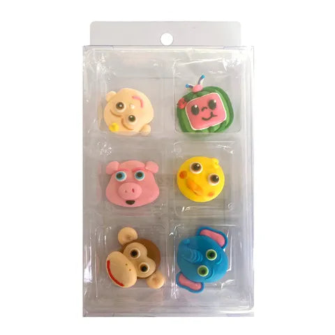 Sugar Decorations - 6PC Baby Cocomelon