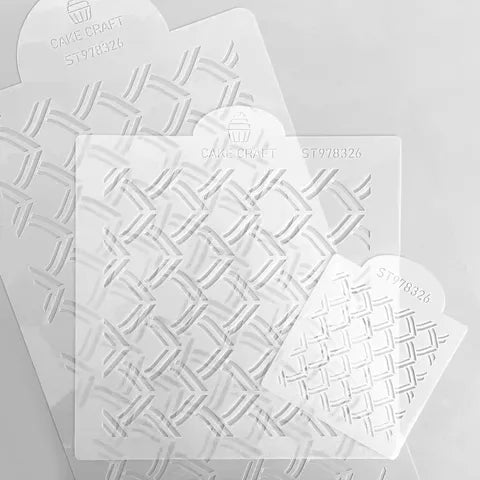 Cake Craft 3PC Stencil - Lotus