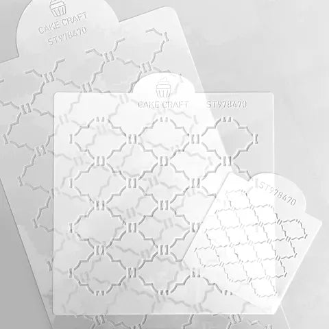 Cake Craft 3PC Stencil - Celine