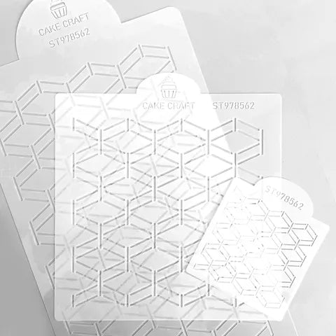 Cake Craft Calcutta 3PC Stencil