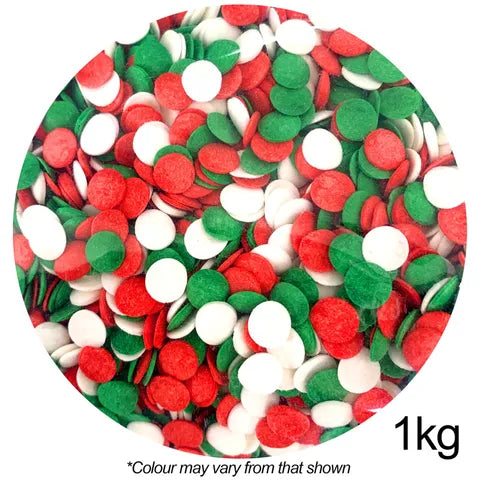 1kg Sprink'd Mix - Christmas Sequins