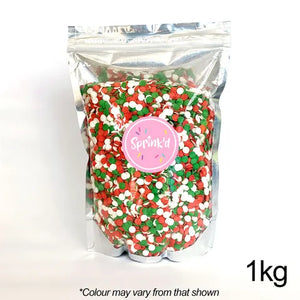 1kg Sprink'd Mix - Christmas Sequins