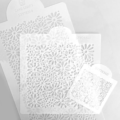 Cake Craft 3PC Stencil - Flower