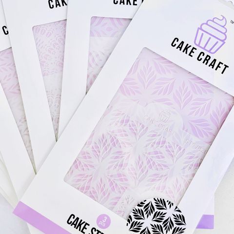 Cake Craft 3PC Stencil - Flower