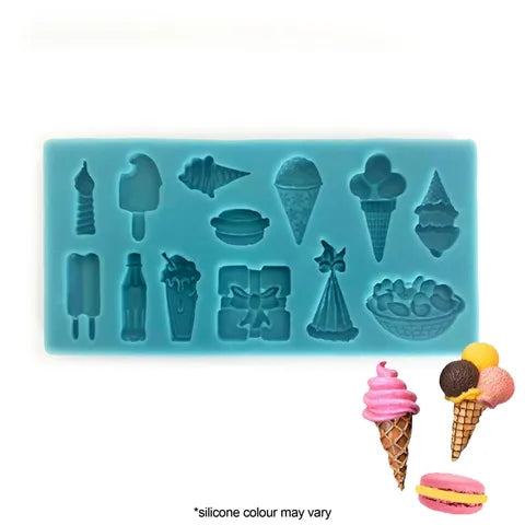 Cake Craft Silicone Mould - Birthday Party