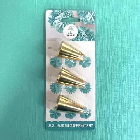 Cake Craft - 4PC Basic Cupcake Piping Tip Set