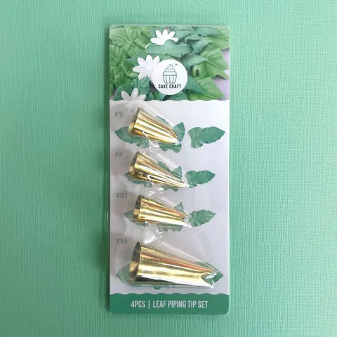 Cake Craft - 4PC Leaf Piping Tip Set