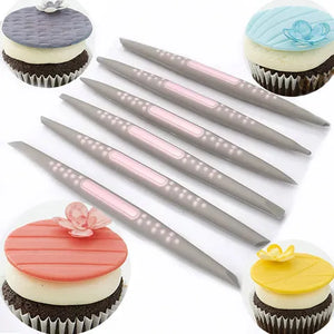 Cake Craft 6pc Modelling Tool - Silicone Fondant Shapers