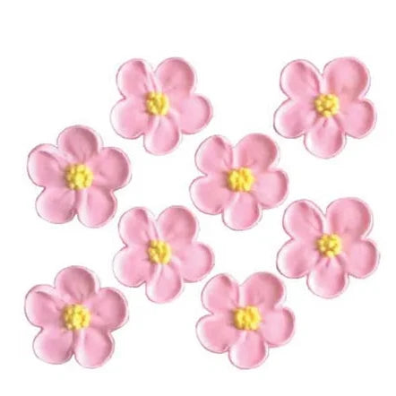 Cake Craft - Sugar Flower - 12PC 5 Petal Flower - Assorted Colours