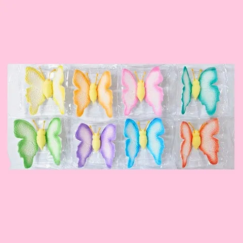Sugar Decorations - Medium Butterfly - Box of 8