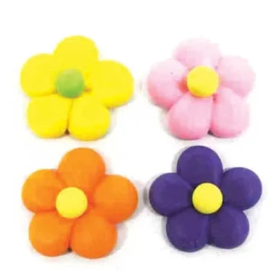 Sugar Decorations - Large Flower Power Assorted