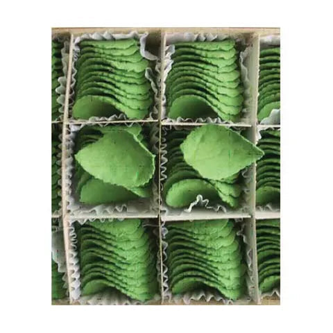 Handcrafted Cake Craft Single Sugar Flower Leaves - Pack of 12