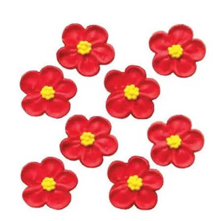 Cake Craft - Sugar Flower - 12PC 5 Petal Flower - Assorted Colours