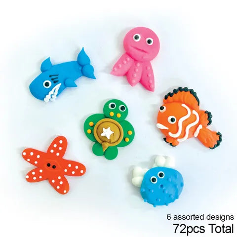 Sugar Decorations - Large Under the Sea Animal Creatures.