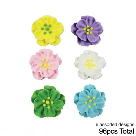 Sugar Decorations - Mini Dainty Bess Sugar Flower Assorted.