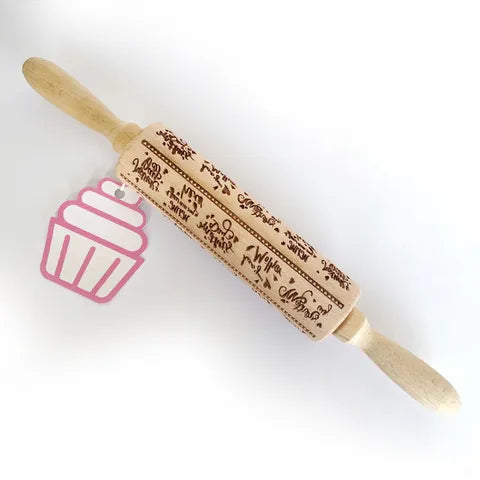 Cake Craft Wooden Rolling Pin - Mother's Day