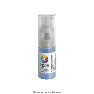 Vivid Pump Glitter 10g - Baby Blue Shimmer