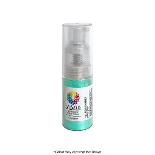 Vivid Pump Glitter 10g - Aqua Shimmer