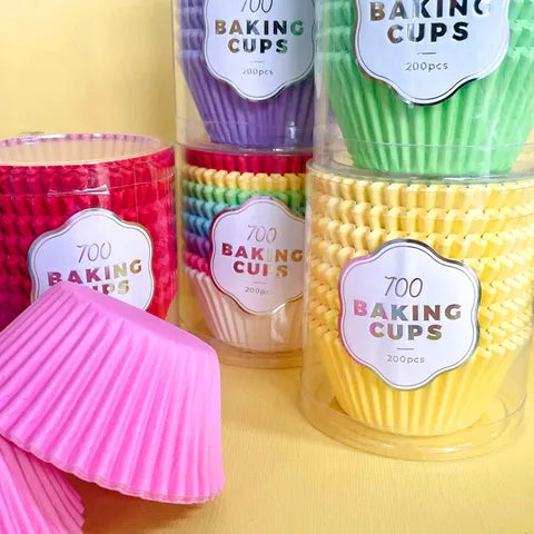 Cake Craft 700 Paper Baking Cup - 200PK - Assorted Colours
