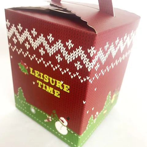 Christmas Cupcake Box 1 Hole