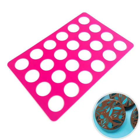 Cake Craft Round Silicone Transfer Mat - 24 x 3.6cm