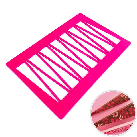 Cake Craft Triangle Silicone Transfer Mat - 14 Triangles - 13.5cm long x 2.5cm wide