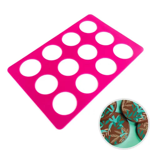 Cake Craft Round Silicone Transfer Mat - 12 x 5cm