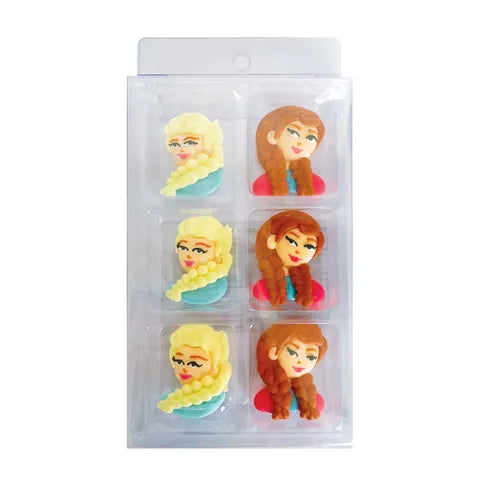 Sugar Decorations - 6PC Frozen