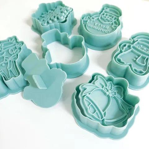 Cake Craft Merry Christmas Cookie Cutter Set - 6PC