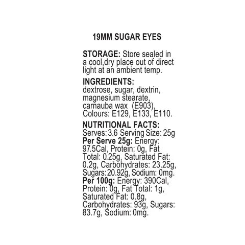 Sprink'd 19mm Sugar Eyes 60g